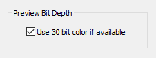 Preview Bit Depth Option