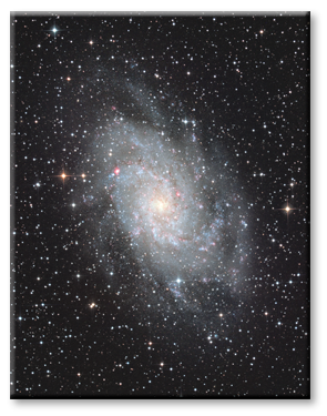 A well-flattened astroimage shows off the dimmest subject detail