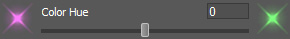 Color Hue (U) - Changes the color tint of all of the effects