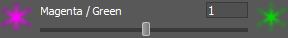 Magenta / Green Color Adjustment (M) - Sets the proportion of Green in the color of the effects you are editing